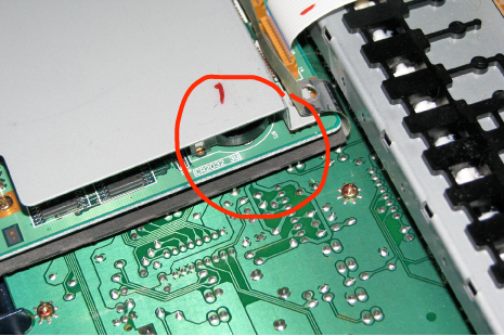 Location of CR2032 battery in JP-8000